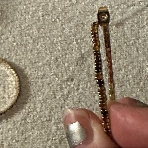 T.J. Graziano Crystal Embellished Hoops